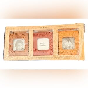 NWT Vintage Rare Woods picture frames Stratus Minis 2x2 openings photos vignette